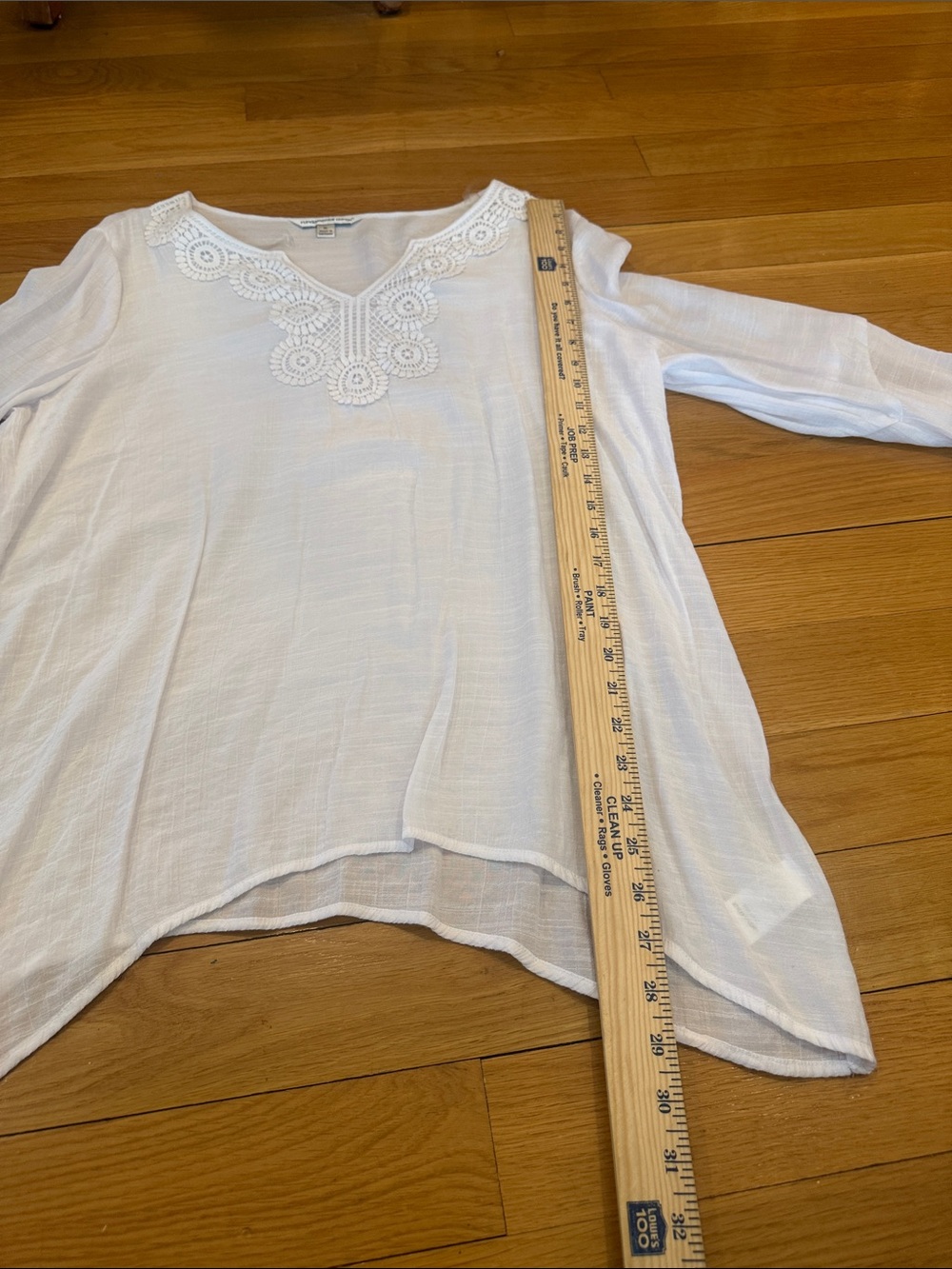 Fundamental things Lacey white blouse size Xlarge . - Picture 8 of 8
